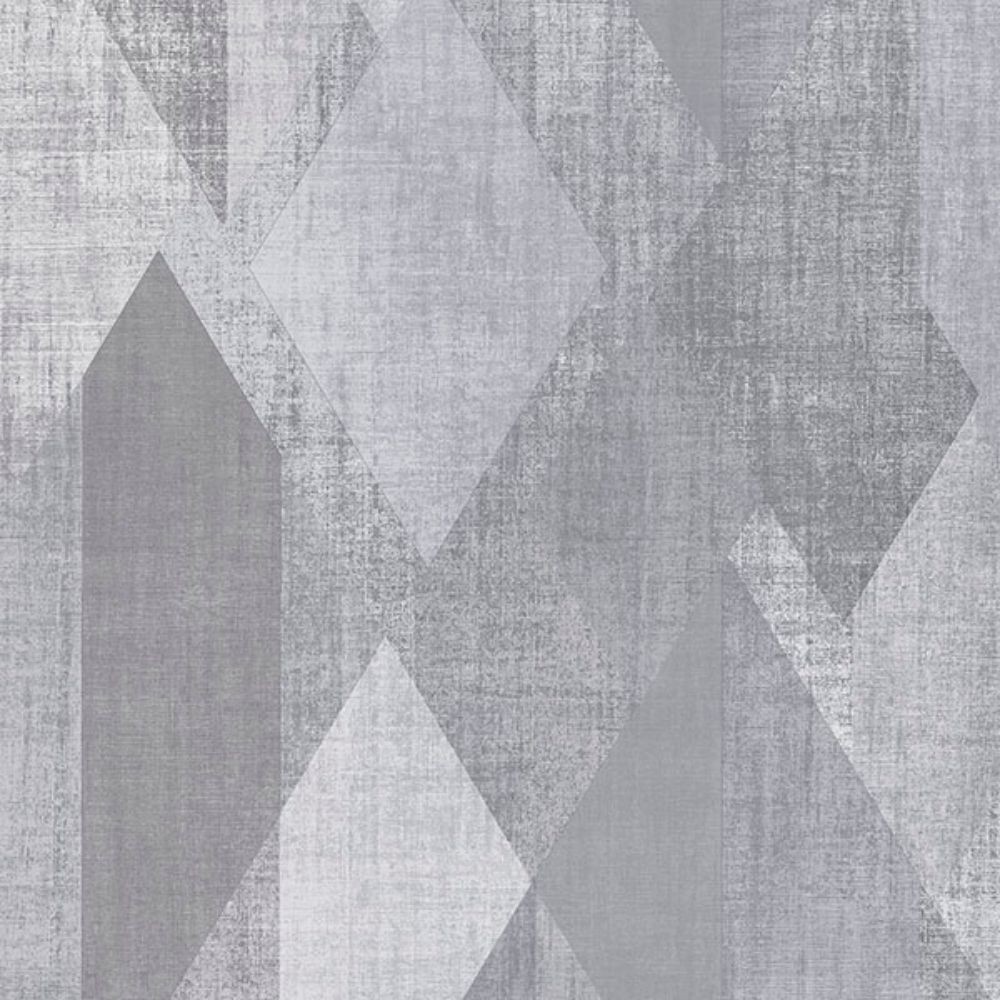 Patton Wallcoverings GX37637 GeometriX Glass Shards Wallpaper in Grey, Pepper